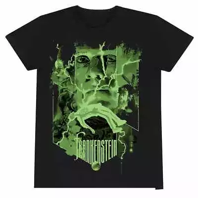 Buy Universal Monsters - Frankenstein Green Unisex Black T-Shirt Ex Larg - K777z • 13.09£