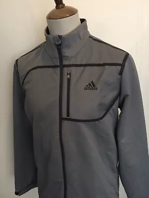 Buy Adidas Climastorm Golf Jacket Size Medium Grey • 15£