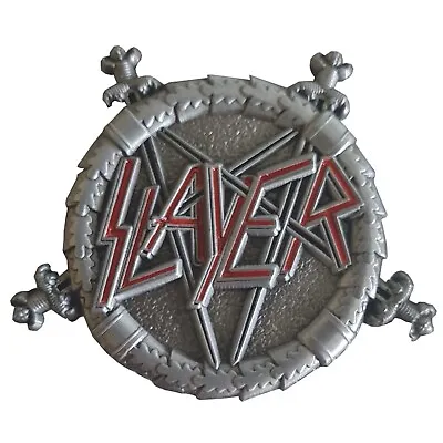 Buy Slayer Pentagram Metal Pin Button Badge Official Metal Band Merch • 12.63£