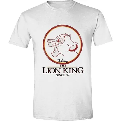 Buy Official Disney - The Lion King Simba Circle '94 White T-shirt (new) • 16.99£