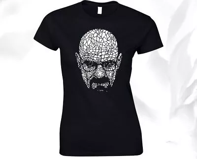 Buy Walter White Crystals Ladies T Shirt Breaking Bad Heisenberg Los Pollos Hermanos • 7.99£