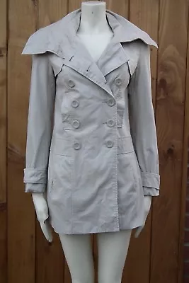 Buy New Look Women Double Breasted Trench Style Beige Coat Jacket  UK 10 • 17.99£