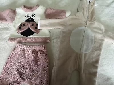 Buy Baby Girls Sleepwear - Baby Mack Sleepsuit & Murat Baby Fluffy Pyjamas. 3-6 Mths • 5£