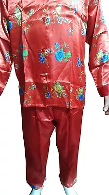 Buy Womens Ladies Floral Pyjamas Long Sleeve Nightwear Sleep Sleeping Suit-Set • 3.99£