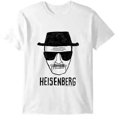 Buy Officially Licensed Breaking Bad Heisenberg Men's White T-shirt • 15.95£