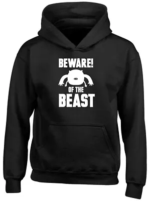 Buy Beware Of The Beast Boys Girls Kids Childrens Hoodie • 13.99£