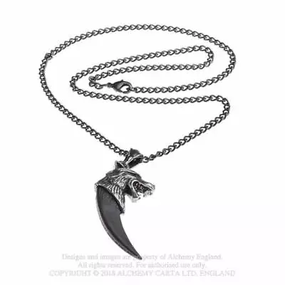 Buy Jewelry/Necklace/Pendant - Pewter - Gothic/Viking - WOLF MACHT  - Wolf's Tooth • 20.49£