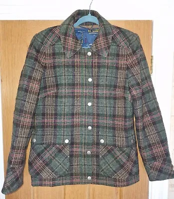 Buy Boden Ladies Green Wool Check Field Country Jacket Fit Size UK 12 - 14 • 39.99£