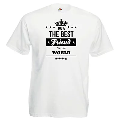 Buy The Best Friend In The World T-shirt Gifts For Pal Tshirt Chum Present Brick • 21.39£