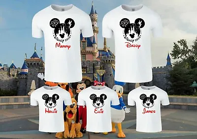 Buy Disneyland Paris / Florida 2023 /2024 Personalised T-Shirts Family Mouse Present • 7.89£
