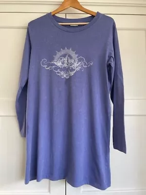 Buy Noisy May Purple L/Sleeve T-Shirt Dress With Cherub, Size S • 4.99£