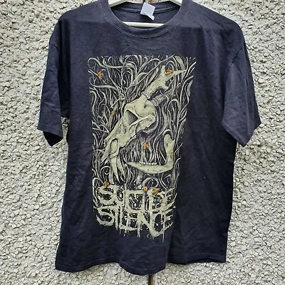 Buy Vintage Suicide Silence - Skull Band Graphic Black T-Shirt Tee - Mens Size L • 24.99£
