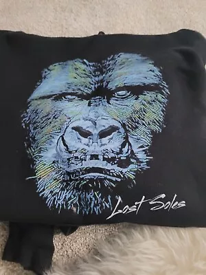 Buy Lost Soles Red Gorilla Black Hoody - Size L - Rare And SOLD OUT - BRAND NEW • 0.99£