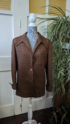 Buy Rodier Paris Vintage Checkered Women's Jacket • 22.40£