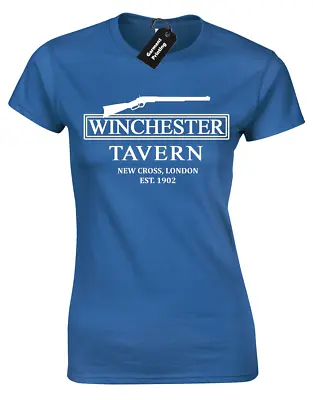 Buy Winchester Tavern Ladies T-shirt Funny Shaun Of The Dead Retro Cult Film Zombies • 8.99£