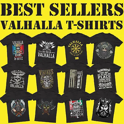 Buy Valhalla T-Shirt Viking Warrior Action Tv Film Movie Vintage Mens T Shirts #M #V • 9.99£
