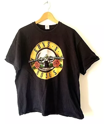 Buy Vintage Guns And Roses 2004 Black T-shirt Fruit Of The Loom Heavy Cotton Xl • 145£