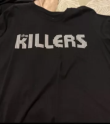 Buy The Killers T Shirt Indie Rock Band Merch Logo Tee Brandon Flowers Size Medium • 13.50£