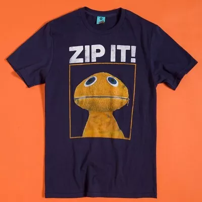 Buy Official Rainbow Zippy Zip It Navy T-Shirt : S,M,L,XL,XXL,3XL,4XL • 19.99£