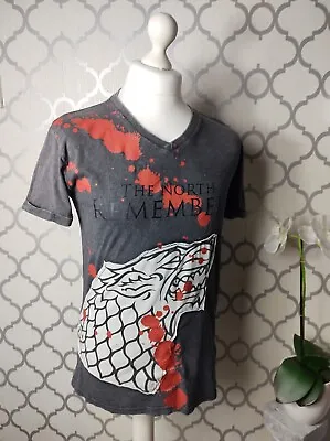 Buy Mens Game Of Thrones Official 2018 HBO Grey Top T-Shirt Tee Size S Casual  • 9.99£