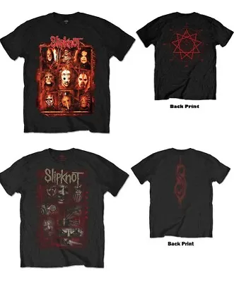 Buy Slipknot - Official Logo T-shirt - Rusty Face / Sketch Boxes - Large Tshirt • 15.99£