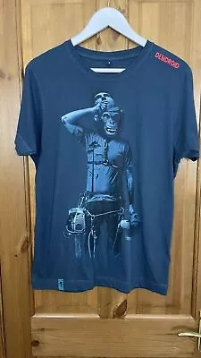 Buy Dendroid T-Shirt Face Off Monkey Man Tee Top Men’s Size Small Blue Short Sleeve • 18.99£