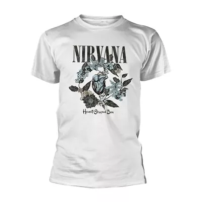 Buy NIRVANA - HEART SHAPED BOX WHITE T-Shirt Medium • 20.09£