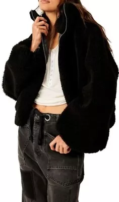 Buy Free People Get Cozy Teddy Fleece Jacket Size M • 45£