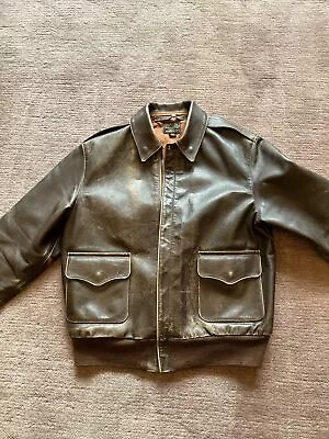 Buy Eastman USAAF Type-A2 Leather Jacket  • 159.11£