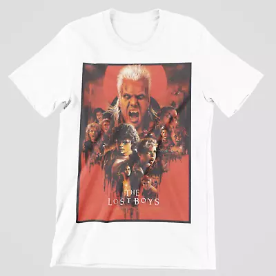 Buy Official Vampire Horror T-Shirt THE LOST BOYS Movie Retro Santa Carla 80s Tee • 6.99£