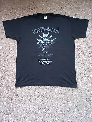 Buy *Rare* Motorhead Local Road Crew 2014/15 T-Shirt - Size L - Heavy Metal Rock • 12.99£