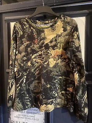 Buy Twenty One Pilots Unisex Green Floral T Shirt Size M • 21.99£