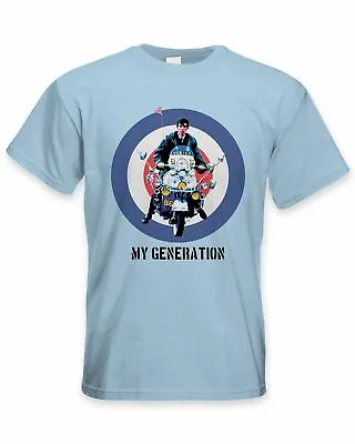 Buy My Generation Mod Scooter Men's T-Shirt - Jam Fashion The Who Quadrophenia • 12.95£