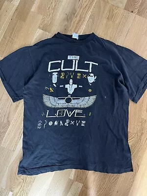 Buy Vintage The Cult Band T Shirt M, 80s Goth Metal Music Tour • 14.99£