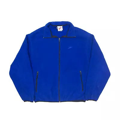 Buy Vintage SPEEDO Fleece Jacket Blue 90s Mens L • 19.99£