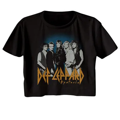 Buy Def Leppard Hysteria Band Photo Women's Crop Top T Shirt Heavy Metal Band Merch • 24.10£
