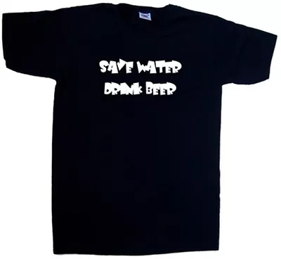 Buy Save Water Drink Beer Funny V-Neck T-Shirt • 9.99£