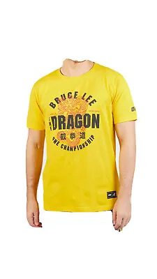 Buy Bruce Lee  ‘The Dragon’ Yellow  Unisex T Shirt Medium Limited Edition By One. • 15£