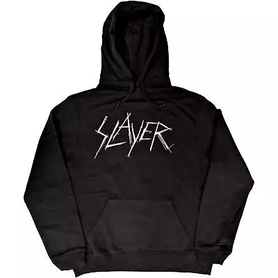 Buy Slayer Unisex Pullover Hoodie: Scratchy Logo OFFICIAL NEW  • 37.89£