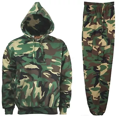 Buy Men's Camouflage Hoodie Hoodie Joggers • 19.95£