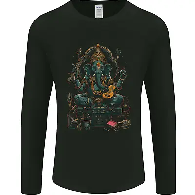 Buy Ganesha Hindu God Ganapati Elephant Mens Long Sleeve T-Shirt • 11.99£