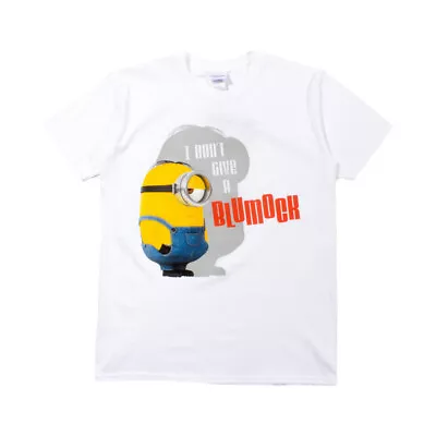 Buy Minions White I Don't Give A Blumock Ladies T-Shirt • 6.99£