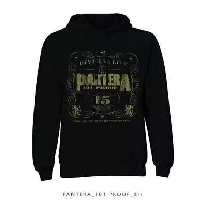 Buy Pantera Unisex Pullover Hoodie: 101 Proof OFFICIAL NEW  • 35.83£