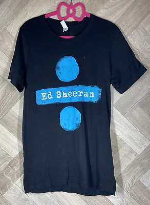 Buy Ed Sheeran Divide Tour Official Tour T-shirt With Dates On The Back Size S • 4£