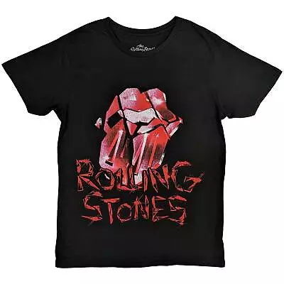 Buy Rolling Stones - Hackney Diamonds Cracked Glass Tongue T-Shirt - Official Merch • 20.64£