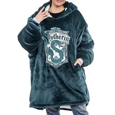 Buy Harry Potter: Slytherin Oversized Blanket Hoodie – Comfortable, Soft & Warm • 61.59£