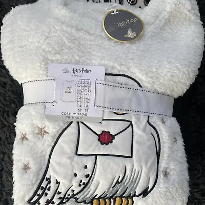 Buy Ladies Primark Harry Potter Hedwig Owl Fleece Pyjamas Women  PJ's 6 - 8 XS BNWT • 19.99£