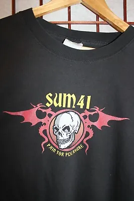 Buy Vintage Sum 41 Pain For Pleasure T-Shirt - Size XL  .ALY • 120£