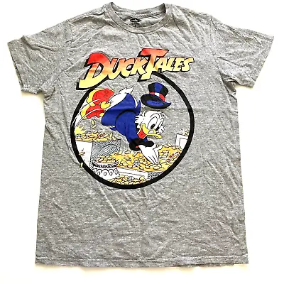Buy Disney Duck Tales Women's T-Shirt Size S Gray Short Sleeve • 14.20£