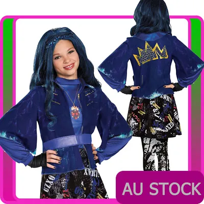 Buy Girls The Descendants Evie Isle Of The Lost Classic Costume + Jacket Book Week • 33.50£
